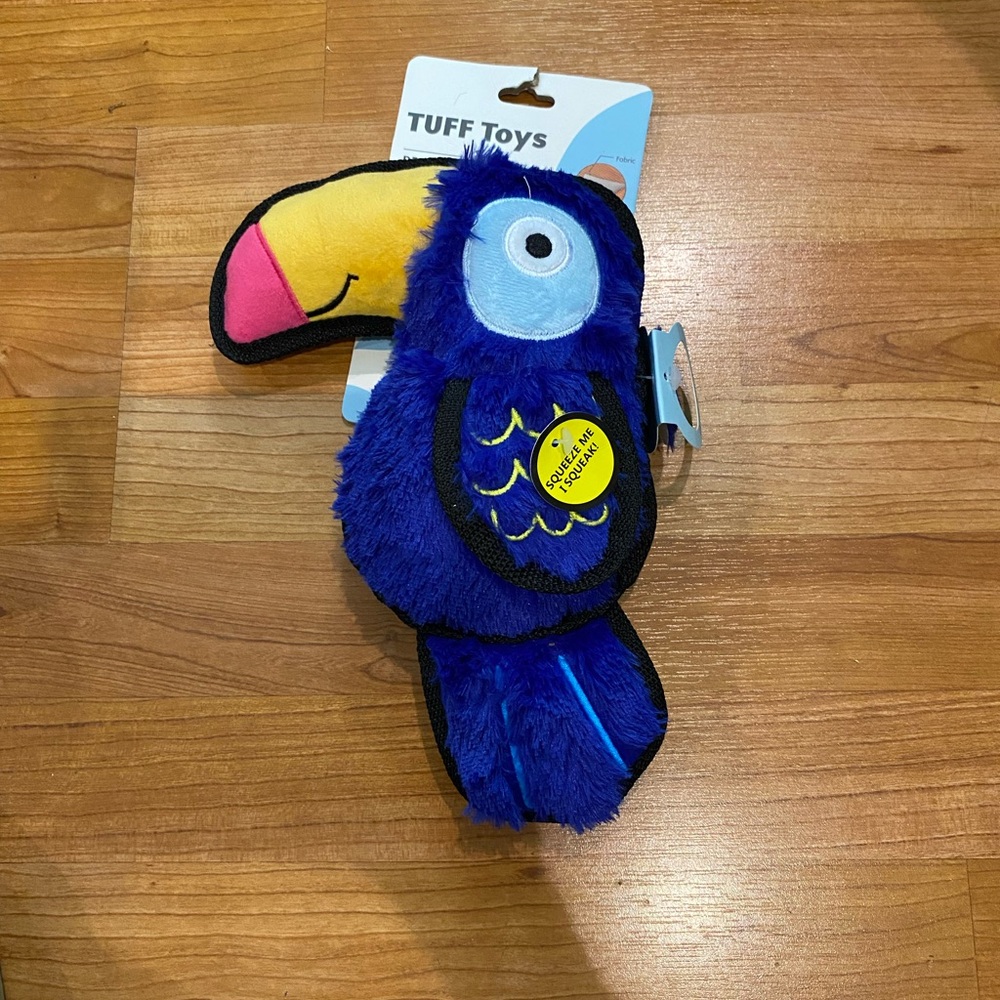- Jmle Brand New Tuff  Bird  Dog Toy With Squeaker 11”